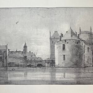 Roelant Roghman, Castle of Cuilemburg, Drawing, Print, Art, ~ 240623-WH 595